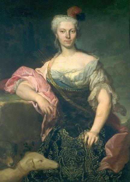 Jacopo Amigoni Bildnis einer Dame als Diana Germany oil painting art